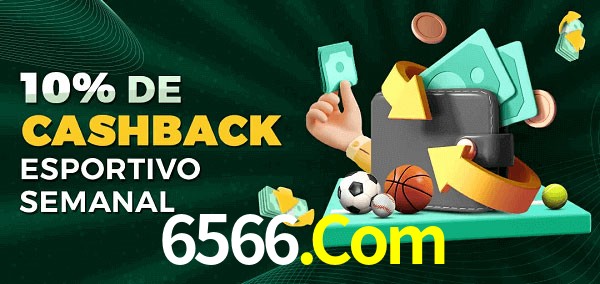 10% de bônus de cashback na 6566.Com